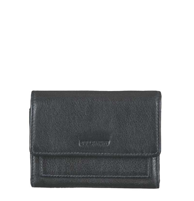 MIDI FLAP WALLET BLACK